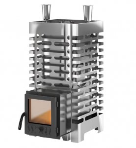 Печь для бани ASTON 20 INOX стекло*